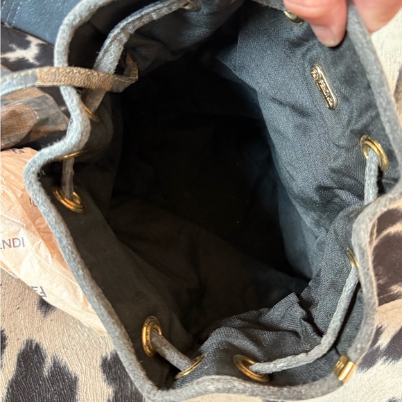 Fendi Black and Brown Checkered Backpack - Picture 13 of 16